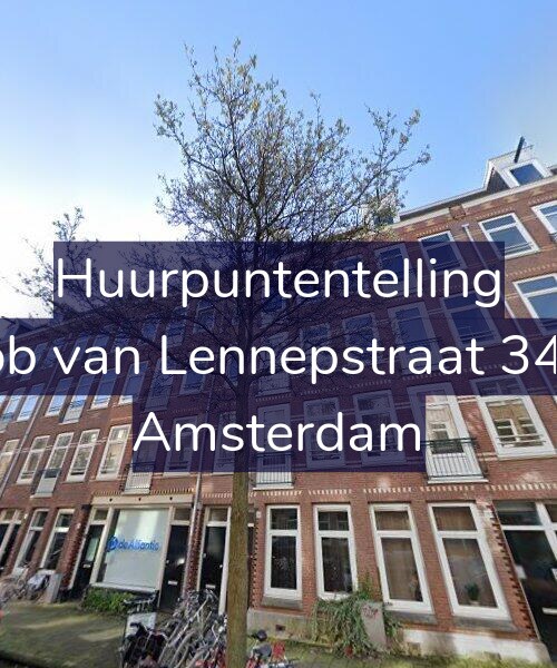 Foto gevel Huurpuntentelling voor Jacob van Lennepstraat 341-1, Amsterdam