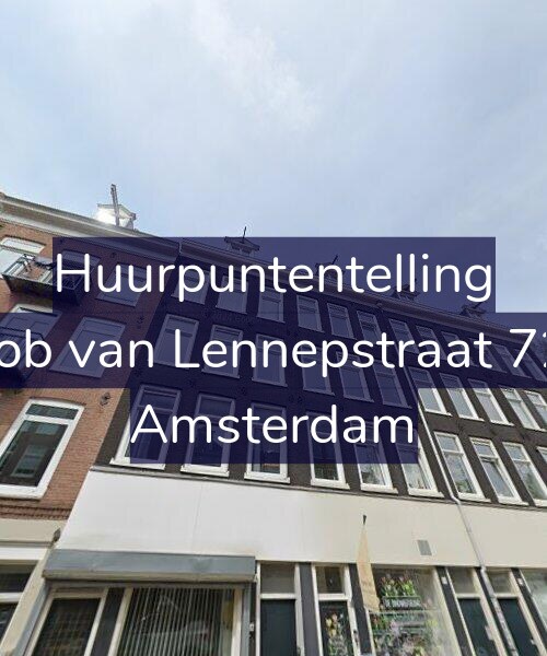 Foto gevel Huurpuntentelling voor Jacob van Lennepstraat 72-2, Amsterdam