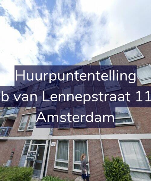 Foto gevel Huurpuntentelling voor Jacob van Lennepstraat 110-A, Amsterdam
