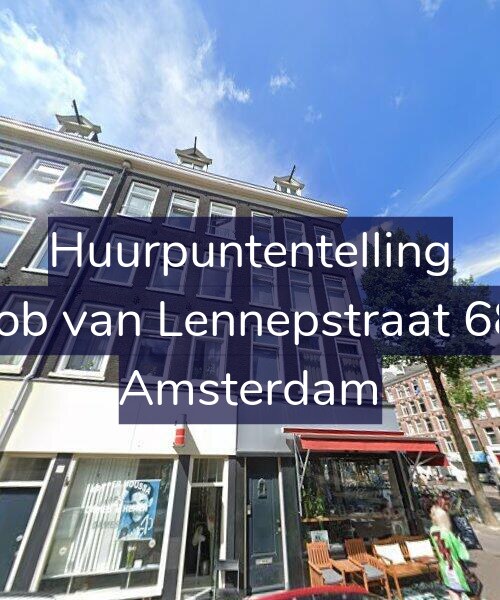 Foto gevel Huurpuntentelling voor Jacob van Lennepstraat 68-4, Amsterdam