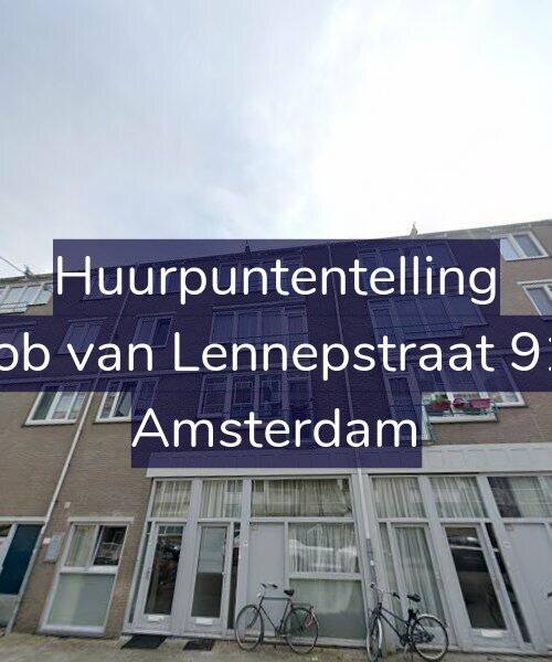 Foto gevel Huurpuntentelling voor Jacob van Lennepstraat 91-B, Amsterdam