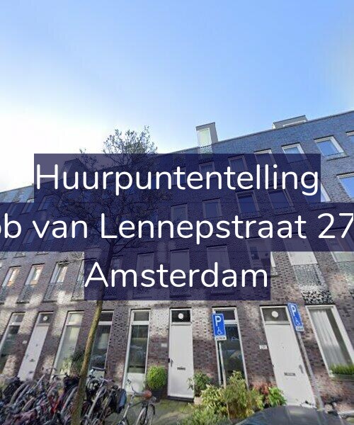 Foto gevel Huurpuntentelling voor Jacob van Lennepstraat 275-B, Amsterdam