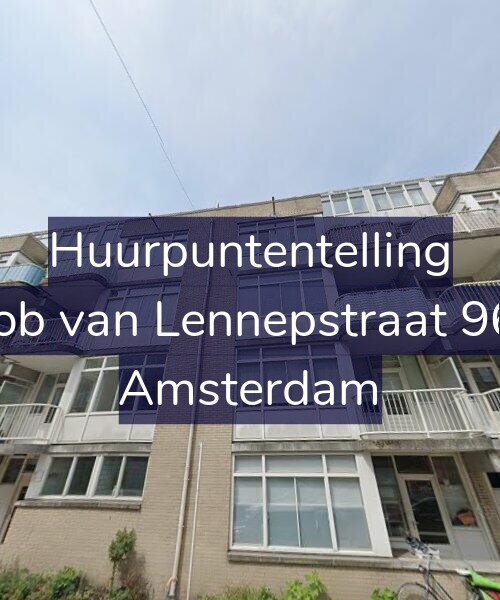 Foto gevel Huurpuntentelling voor Jacob van Lennepstraat 96-D, Amsterdam