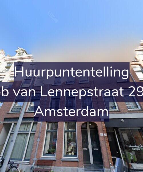 Foto gevel Huurpuntentelling voor Jacob van Lennepstraat 290-B, Amsterdam