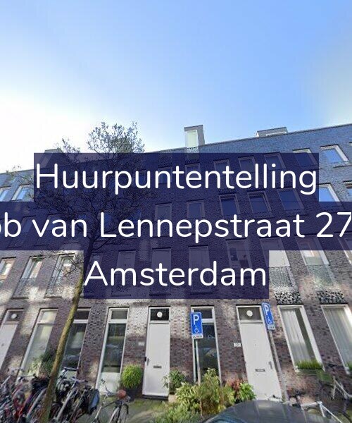 Foto gevel Huurpuntentelling voor Jacob van Lennepstraat 279-B, Amsterdam