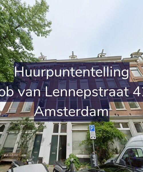 Foto gevel Huurpuntentelling voor Jacob van Lennepstraat 42-1, Amsterdam