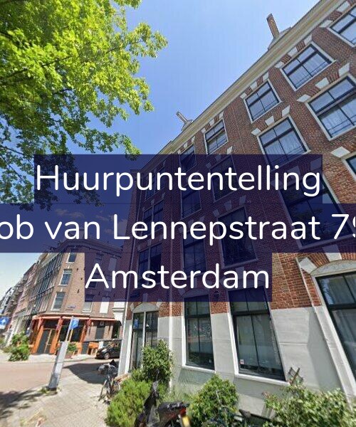 Foto gevel Huurpuntentelling voor Jacob van Lennepstraat 79-1, Amsterdam