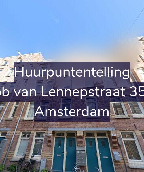 Foto gevel Huurpuntentelling voor Jacob van Lennepstraat 352-1, Amsterdam