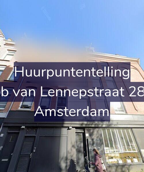 Foto gevel Huurpuntentelling voor Jacob van Lennepstraat 284-A, Amsterdam