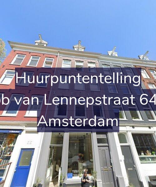 Foto gevel Huurpuntentelling voor Jacob van Lennepstraat 64-3B, Amsterdam