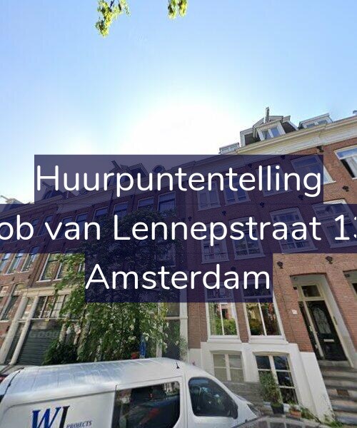 Foto gevel Huurpuntentelling voor Jacob van Lennepstraat 13-1, Amsterdam