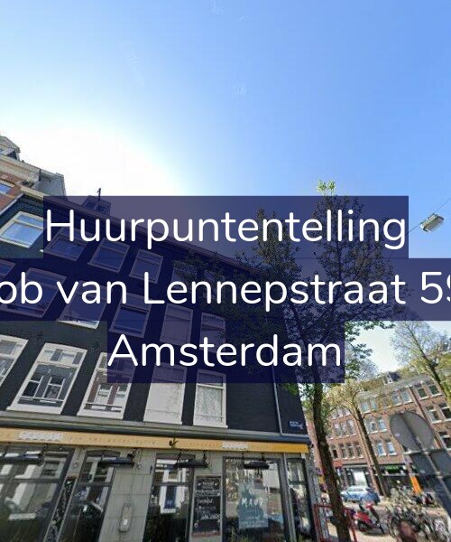 Foto gevel Huurpuntentelling voor Jacob van Lennepstraat 59-3, Amsterdam