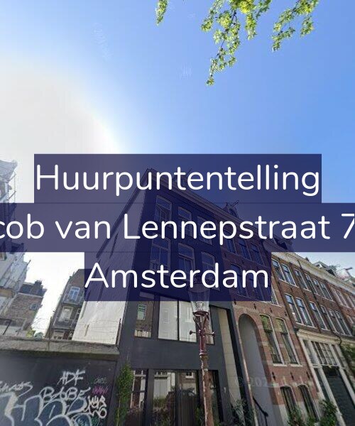 Foto gevel Huurpuntentelling voor Jacob van Lennepstraat 7-3, Amsterdam