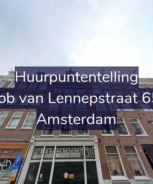 Foto gevel Huurpuntentelling voor Jacob van Lennepstraat 65-3, Amsterdam