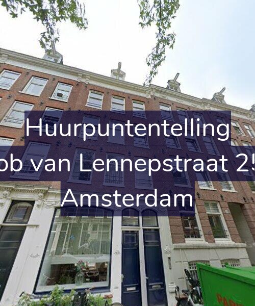 Foto gevel Huurpuntentelling voor Jacob van Lennepstraat 25-A, Amsterdam