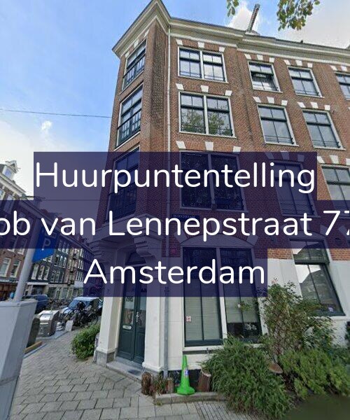 Foto gevel Huurpuntentelling voor Jacob van Lennepstraat 77-H, Amsterdam