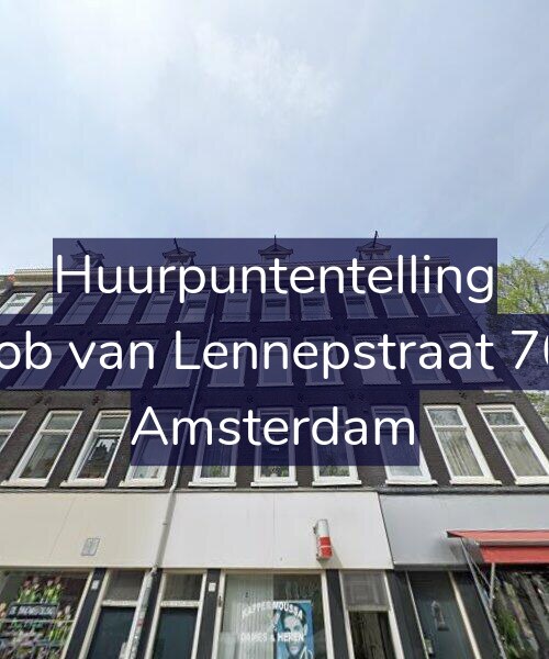 Foto gevel Huurpuntentelling voor Jacob van Lennepstraat 70-2, Amsterdam