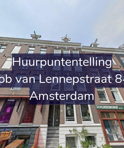 Foto gevel Huurpuntentelling voor Jacob van Lennepstraat 84-1, Amsterdam
