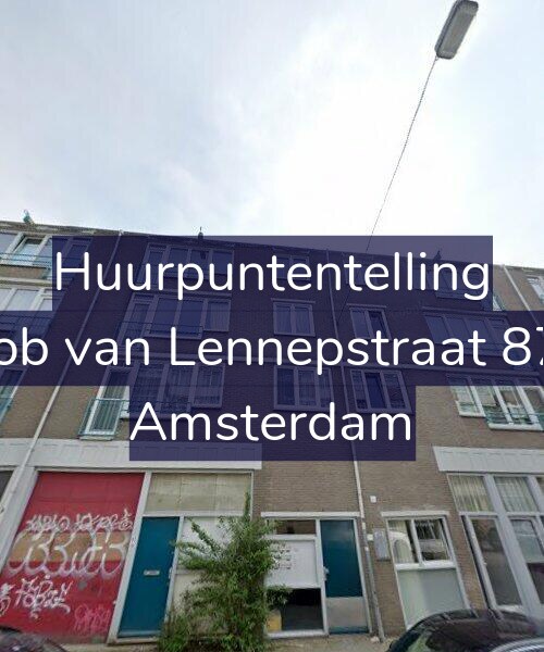 Foto gevel Huurpuntentelling voor Jacob van Lennepstraat 87-A, Amsterdam