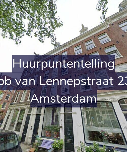 Foto gevel Huurpuntentelling voor Jacob van Lennepstraat 23-A, Amsterdam