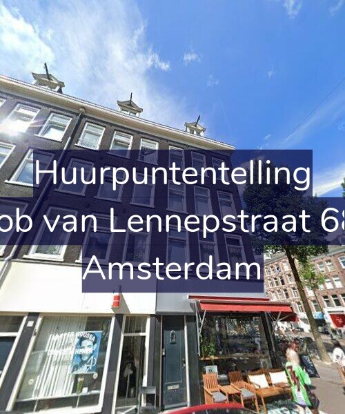 Foto gevel Huurpuntentelling voor Jacob van Lennepstraat 68-2, Amsterdam
