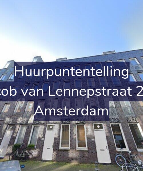 Foto gevel Huurpuntentelling voor Jacob van Lennepstraat 293, Amsterdam
