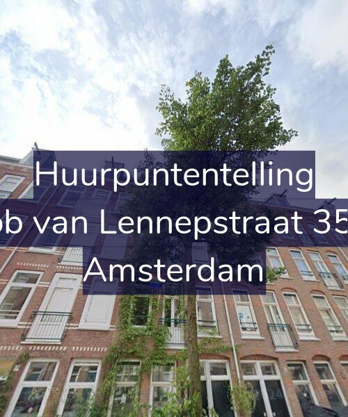 Foto gevel Huurpuntentelling voor Jacob van Lennepstraat 351-2, Amsterdam