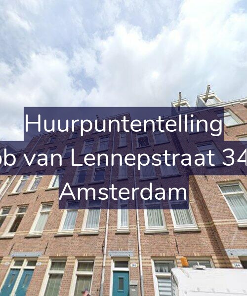Foto gevel Huurpuntentelling voor Jacob van Lennepstraat 346-3, Amsterdam