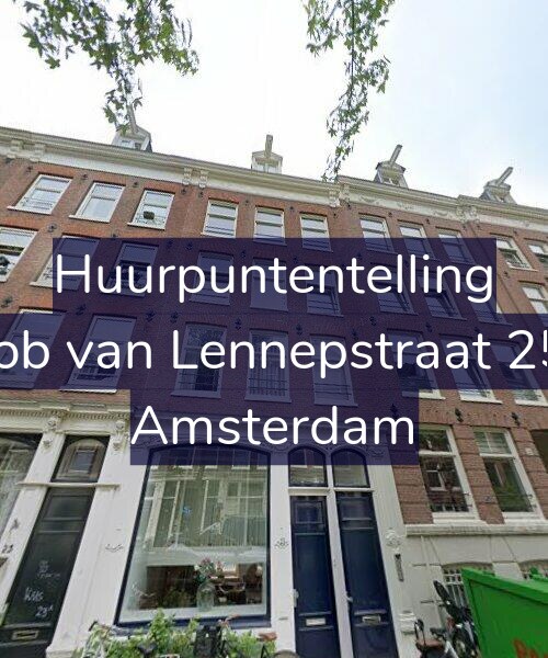 Foto gevel Huurpuntentelling voor Jacob van Lennepstraat 25-C, Amsterdam