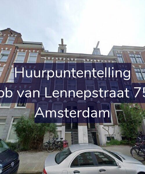 Foto gevel Huurpuntentelling voor Jacob van Lennepstraat 75-H, Amsterdam