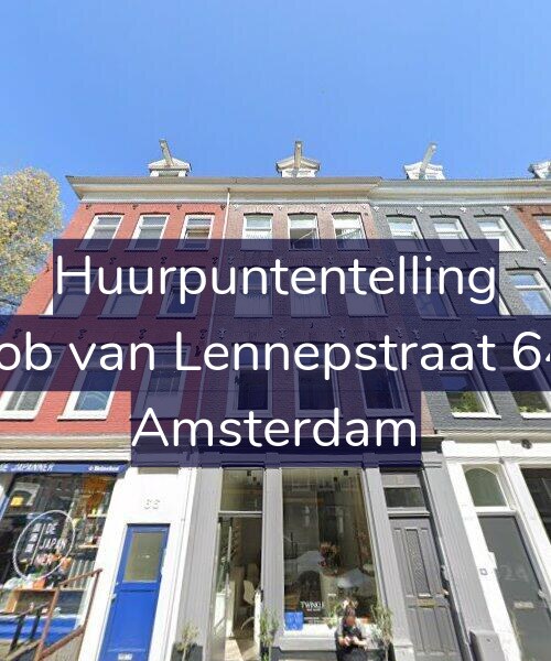 Foto gevel Huurpuntentelling voor Jacob van Lennepstraat 64-1, Amsterdam