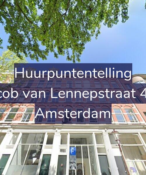 Foto gevel Huurpuntentelling voor Jacob van Lennepstraat 4-2, Amsterdam
