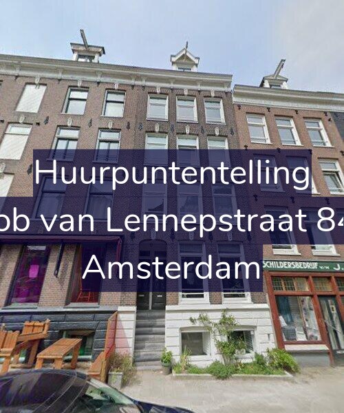 Foto gevel Huurpuntentelling voor Jacob van Lennepstraat 84-H, Amsterdam