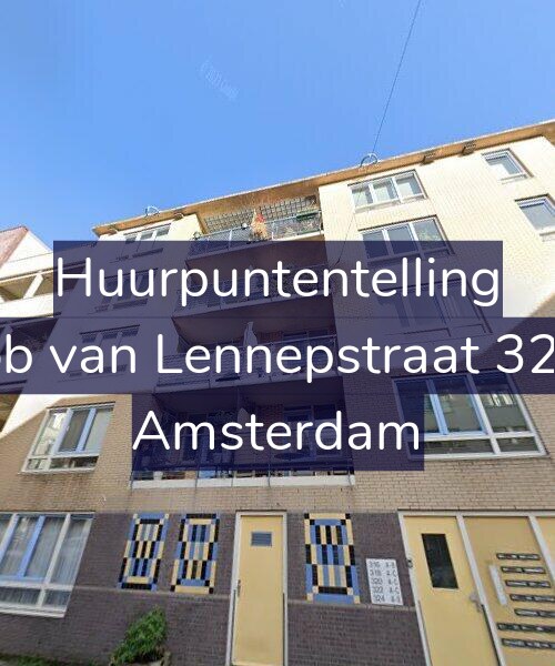 Foto gevel Huurpuntentelling voor Jacob van Lennepstraat 322-A, Amsterdam