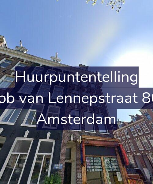 Foto gevel Huurpuntentelling voor Jacob van Lennepstraat 86-2, Amsterdam