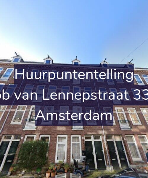 Foto gevel Huurpuntentelling voor Jacob van Lennepstraat 331-2, Amsterdam