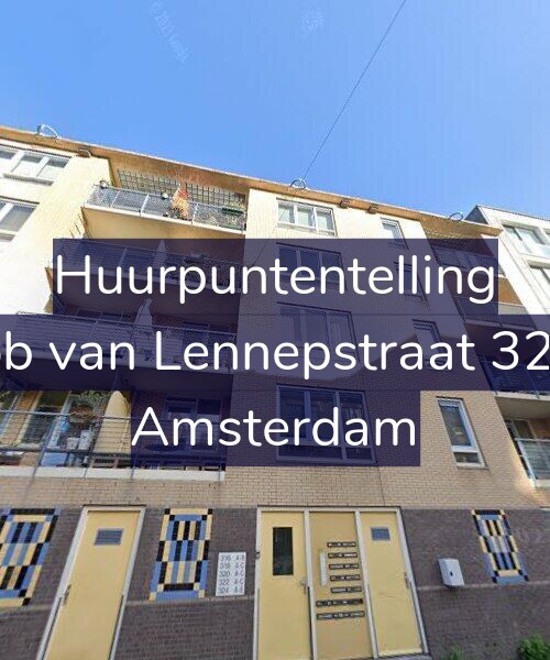 Foto gevel Huurpuntentelling voor Jacob van Lennepstraat 320-A, Amsterdam
