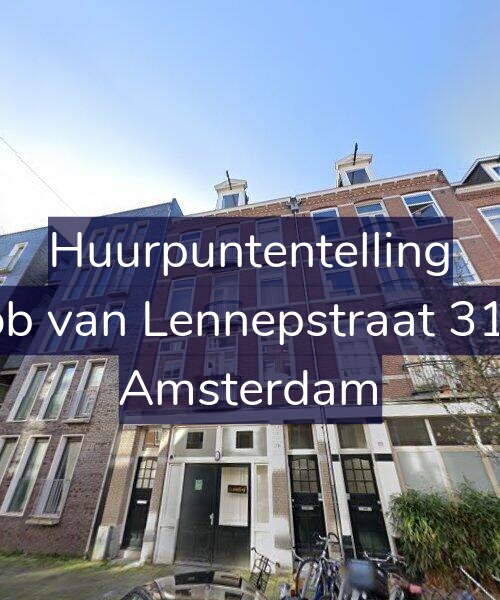 Foto gevel Huurpuntentelling voor Jacob van Lennepstraat 311-1, Amsterdam