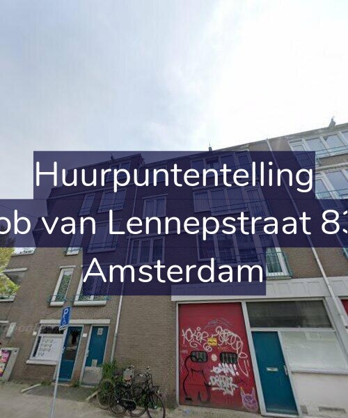 Foto gevel Huurpuntentelling voor Jacob van Lennepstraat 83-A, Amsterdam