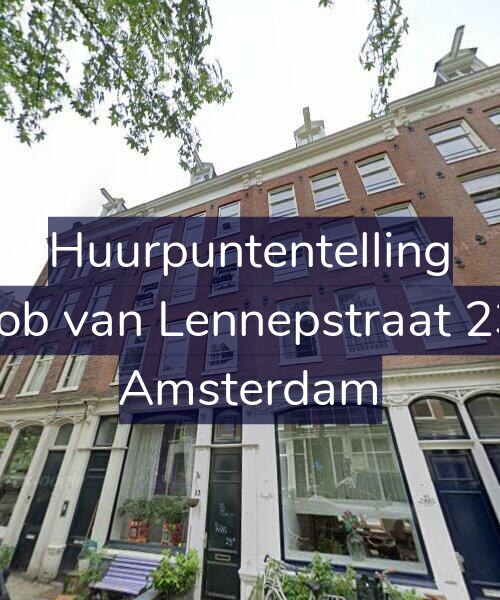 Foto gevel Huurpuntentelling voor Jacob van Lennepstraat 23-E, Amsterdam