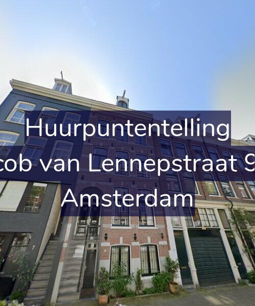 Foto gevel Huurpuntentelling voor Jacob van Lennepstraat 9-1, Amsterdam