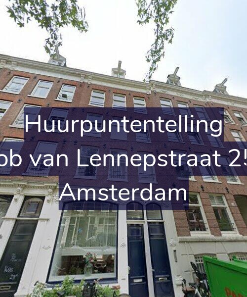 Foto gevel Huurpuntentelling voor Jacob van Lennepstraat 25-D, Amsterdam