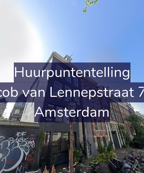 Foto gevel Huurpuntentelling voor Jacob van Lennepstraat 7-1, Amsterdam