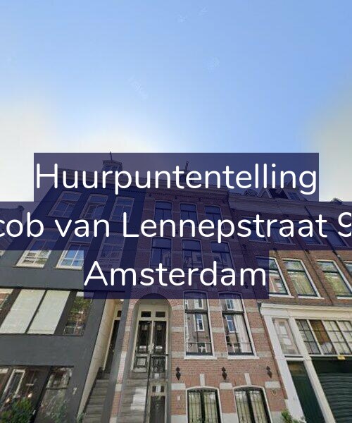Foto gevel Huurpuntentelling voor Jacob van Lennepstraat 9-2, Amsterdam