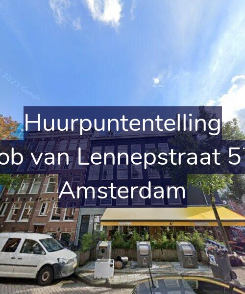 Foto gevel Huurpuntentelling voor Jacob van Lennepstraat 57-1, Amsterdam