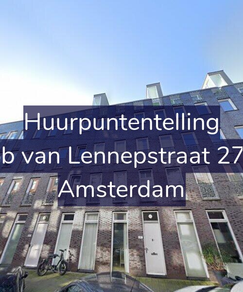 Foto gevel Huurpuntentelling voor Jacob van Lennepstraat 277-A, Amsterdam