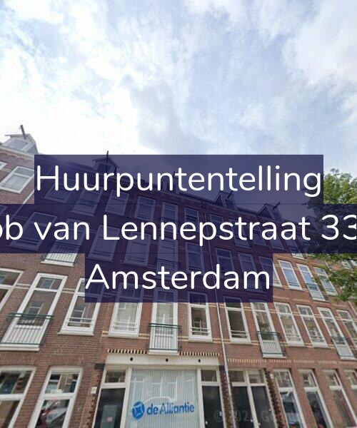 Foto gevel Huurpuntentelling voor Jacob van Lennepstraat 339-3, Amsterdam