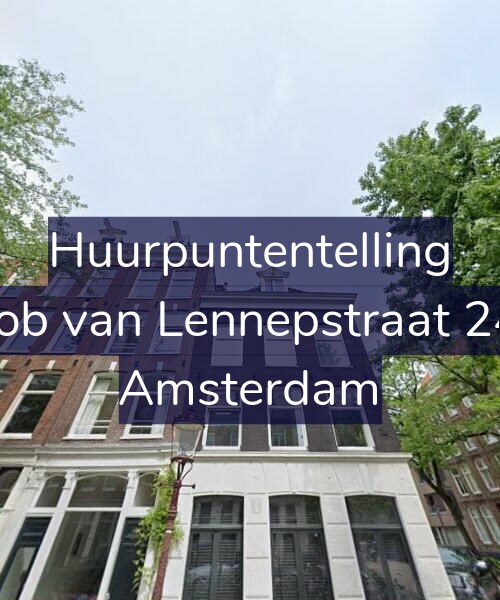 Foto gevel Huurpuntentelling voor Jacob van Lennepstraat 24-3, Amsterdam