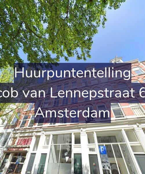 Foto gevel Huurpuntentelling voor Jacob van Lennepstraat 6-3, Amsterdam