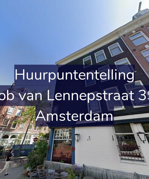 Foto gevel Huurpuntentelling voor Jacob van Lennepstraat 39-1, Amsterdam